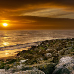 Sunset - Machynys Bay